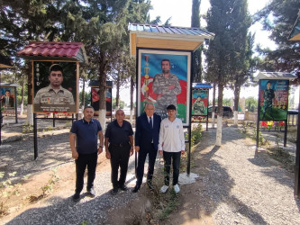 Füzuli rayonunda Ali məktəbə qəbul olan şəhid övladı ilə görüş keçirildi!