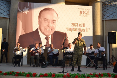 “Müzəffər ordumuz” adlı konsert proqramı təşkil olundu