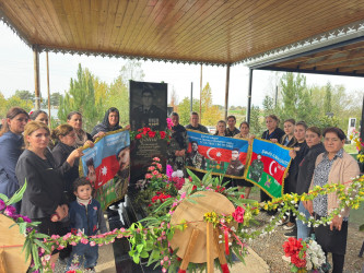 Vətən Müharibəsinin şəhidi Salmanov İsmayıl Rəhman oğlunun məzarı və ailəsi ziyarət olundu!