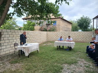 Füzuli RİH başçısı Alı Alıyev Murtuzalılar kəndində səyyar qəbul keçirdi!