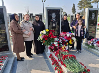 Vətən Müharibəsinin şəhidi Məcidzadə Teymur Tehran  oğlunun məzarı və ailəsi ziyarət olundu!