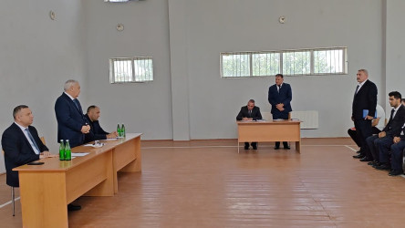 Füzuli Rayon İcra Hakimiyətinin başçısı Alı Alıyev Beşinci Zobucuq qəsəbəsində səyyar qəbul keçirdi!