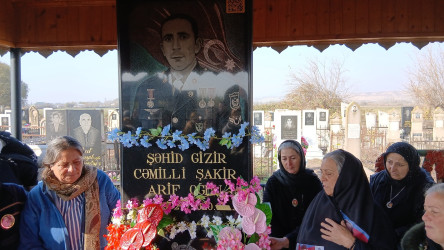 Vətən Müharibəsinin şəhidi Cəmilli Şakir Arif oğlunun məzarı və ailəsi ziyarət olundu!