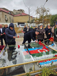 Vətən Müharibəsinin şəhidi İbrahimli Məhəmmədəli Mütəllim oğlunun məzarı və ailəsi ziyarət olundu!