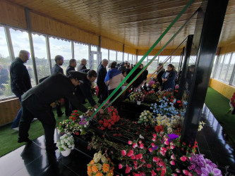 Vətən Müharibəsinin şəhidi Əliyev Nohəl Əlqəmə oğlunun məzarı və ailəsi ziyarət olundu!