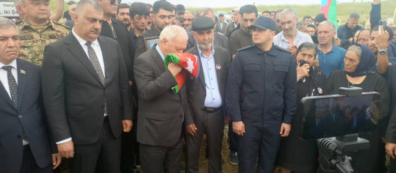 Şəhid Ələddin Həziyevin nəşi 33 ildən sonra doğma Füzulidə dəfn edildi!