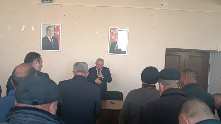 Füzuli RİH başçısı Alı Alıyev Qarabağ kəndində qəbul keçirdi!