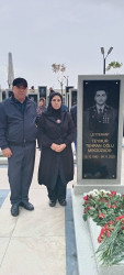 Vətən Müharibəsinin şəhidi Məcidzadə Teymur Tehran  oğlunun məzarı və ailəsi ziyarət olundu!