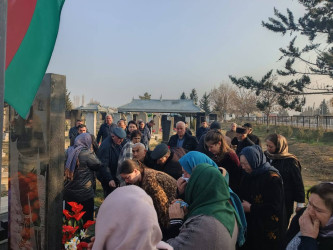 Vətən Müharibəsinin mülki şəhidi Qəhrəmanov Üzeyir Xəlil oğlunun məzarı və ailəsi ziyarət olundu!